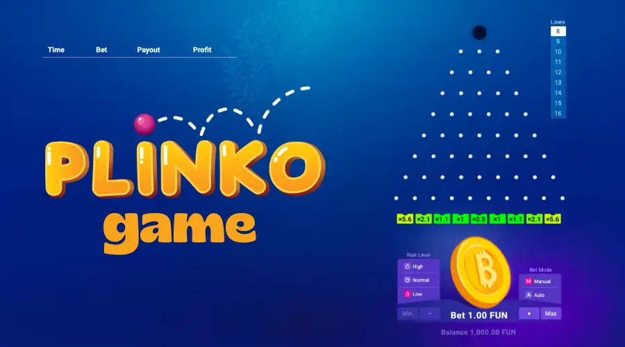 Plinko game